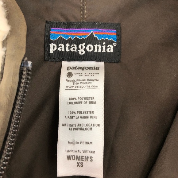 RARE Patagonia XS Retro X Cardigan High Pile Fleece Hooded Jacket ivory 0529 - Picture 7 of 12